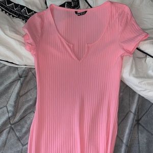 shein pink dress
